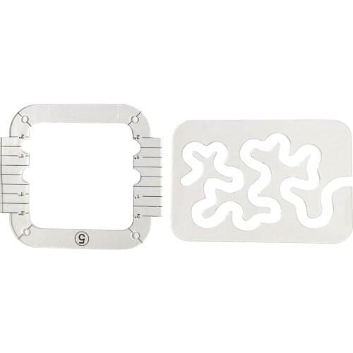 Multi-functional Acrylic Quilting Template and Frame Patchwork Tailor Cutting Drawing Ruler Measure Tools