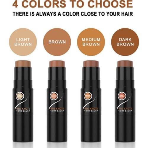 Hairline Portable No Bleaching Wig Knots Concealer Sweatproof Lace Dyeing Stick Frontal and Part Hairline Easy to Color