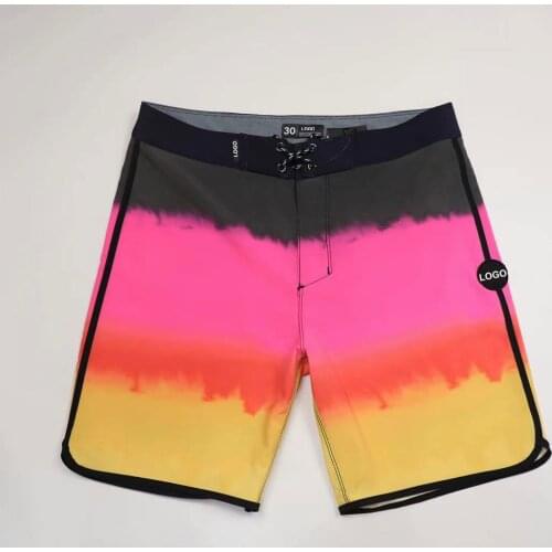 New Bermuda Boardshorts Quick Dry Waterproof Swimwear Beach Short Phantom 2021 Mens Elastic Spandex Surf Fitness Gym Swim Trunks