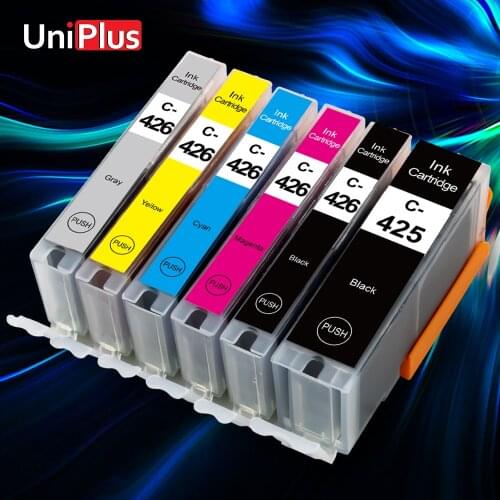 UniPlus PGI-425 CLI-426 Replace Canon 425 426 Ink Cartridge for Canon Pixma Printer MG5240 MG8140 MG6240 IP4940 IP4840 MX884 714