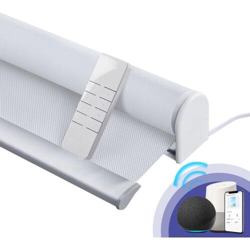 Tuya Smart Home Motorized Roller Blinds Wifi Motor Shades for Office Compatible With Google Alexa