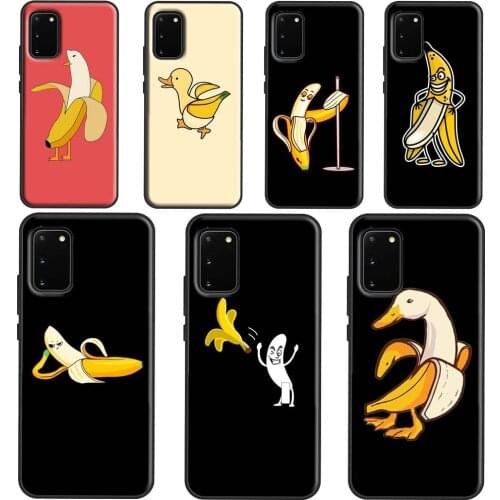 Memes Cartoon Funny Banana Cover Case For Samsung Galaxy S20 FE S21 Ultra Note 20 Note 10 Plus S10e S8 S9 S10 Plus