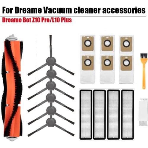 For Dreame Bot Z10 pro L10 plus spare parts main brush HEPA filter cleaning cloth dust bag Xiaomi robot vacuum cleaner accessory