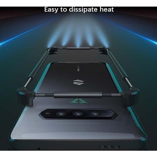 Metal Phone Case Anti-Drop Bumper Adjustable Protective Frame for Black Shark 4/4Pro Mobile Phone Accessories