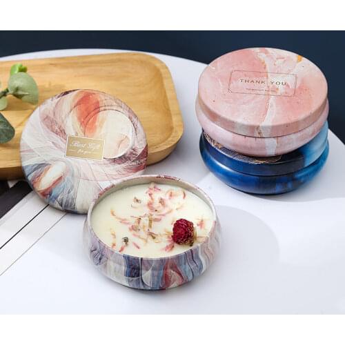 Senior Tin Jars Scented Candle Soothe The Nerves & Sleep Aid Lasting Fragrance Incense Candle Party Favors & Birthday Gifts