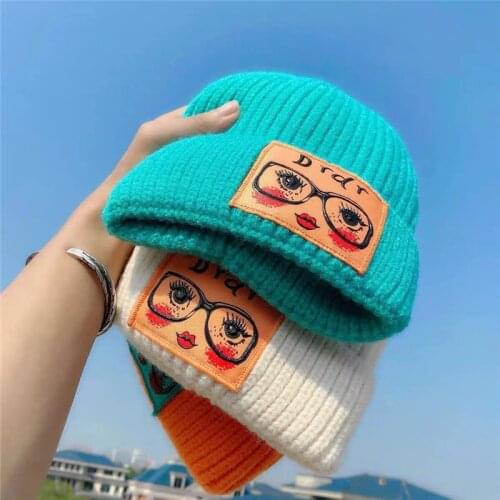 Winter Hats for Woman New Knitted Beanies Girls Autumn Female Beanie Caps Warmer Bonnet Ladies Casual Cap