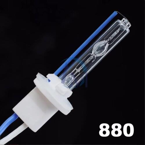 1 Pair 880 12V 75W Ceramic + Metal Base HID Xenon Conversion AC Replacement Bulbs Driving Fog DRL Car Front Lamps Genuine Power