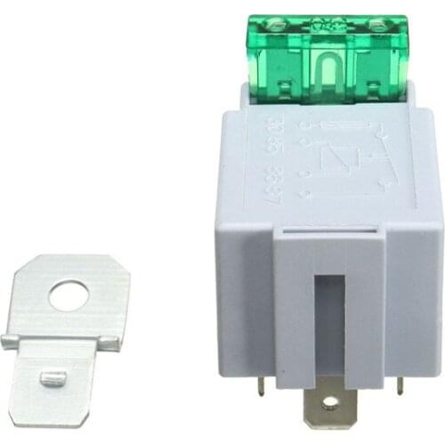 100PCS/LOT Car 12V 4 ON/OFF Pin Relay Fitted With 30Amp Fuse Normally Open Contacts