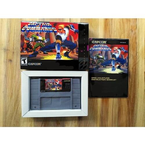 16Bit Games ** Captain Commando ( USA Version!! Box+Manual+Cartridge!! )