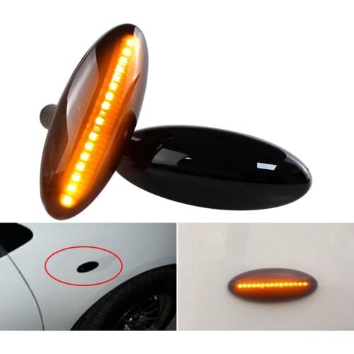 2PCS Led Dynamic Side Marker Turn Signal Light Error-free decoding For TOYOTA Yaris MK2 XP90 2005-2011 Corolla 03.2007-06.2010
