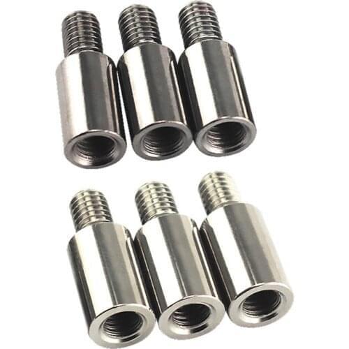 2PCS 15mm Boxing Game Player Chrome Arcade Joystick Shaft ExtenderExtension Rod For SANWA Joystick / For Zippyy Joystick Games