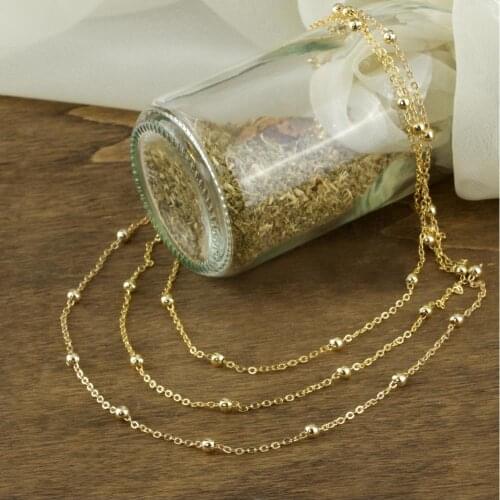 3'lü Ball Chain Necklace