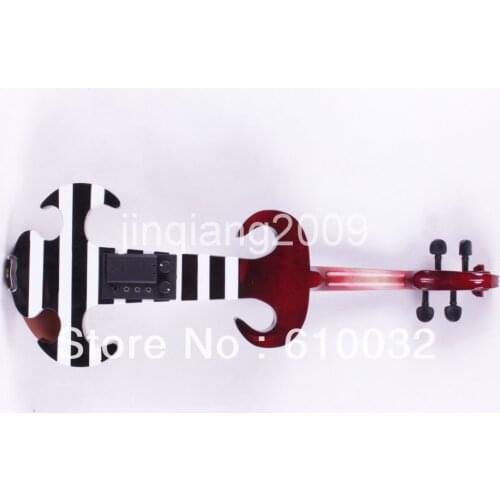 4/4 red white black 4 string Electric violin High quality