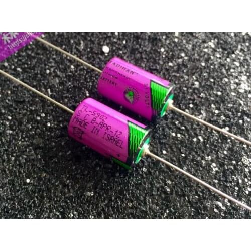 5PCS Brand new original tl-5902 3.6V industrial lithium battery 1/2AA with long solder pin