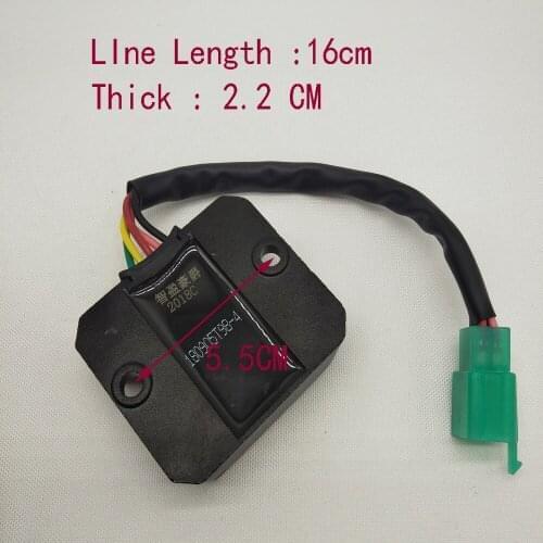 A330 For Honda CG125 CG 125 ZJ125 ZJ 125 Motorcycle 5 Wires Voltage Regulator Rectifier Female Socket Connect Plug