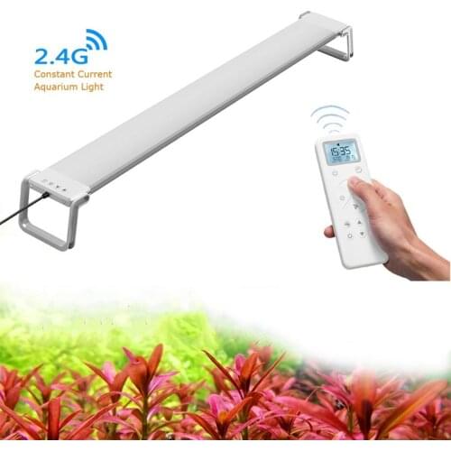 New product constant current fish tank light blue and white full spectrum aquarium light with 2.4G remote control aquatic light