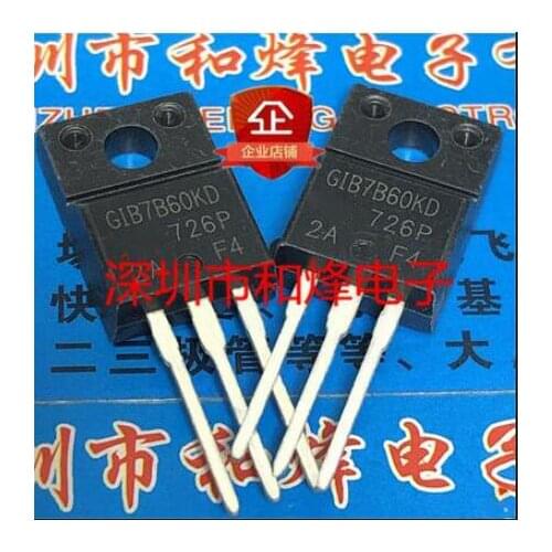 Free shipping 20PCS GIB7B60KD IRGIB7B60KD TO-220F 600V 8A