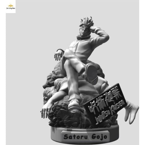 Jujutsu Kaisen Anime Resin Figure Model Kit Gojo Satoru Modelling Assembly Unpainted Kits Diy Toys