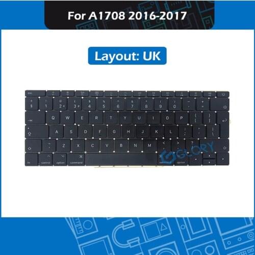 New Laptop UK Standard A1708 Keyboard For Macbook Pro Retina 13" A1708 keyboard Replacement