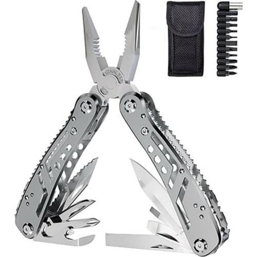 Outdoor Camping Combination Tool Folding Multifunctional Pliers Portable Universal Emergency Survival Multi Purpose Tool