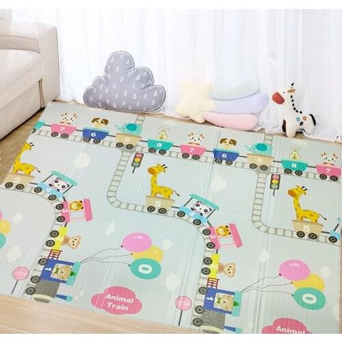 Kids Carpet Foldable Baby Play Mat Waterproof Soft Floor Playmat Infant Thick Crawling Pad Folding Blanket Developing Mats