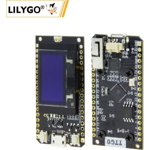 LILYGO® TTGO LORA32 V1.0 868/915Mhz ESP32 LoRa OLED 0.96 Inch Display Bluetooth WIFI ESP32 ESP-32 Module with Antenna
