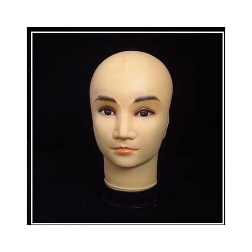 Best Quality New Fashion Men Plastic Male manikin head Model Sale In Guangzhou