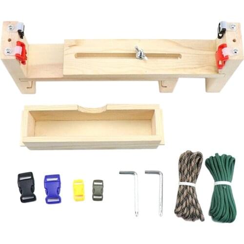 Wooden Paracord Bracelet Jig Kit, Paracord Bracelet Making Tool - DIY Bracelet