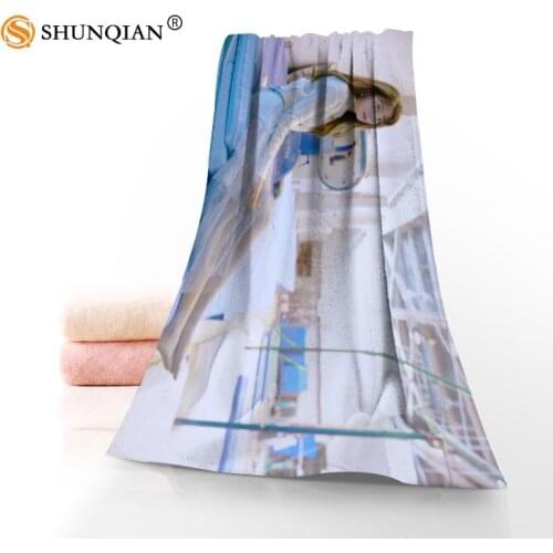 Customize Your Favorite Soobin WJSN 35x75cm Daily Exercise Fitness Fast Dry Face Microfiber Towel