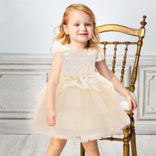 2021 Newborn Tutu Dress 1 Year Birthday Dress For Baby Girl Clothes Flower Princess Baptism Dresses Party Dress Infant Clothing