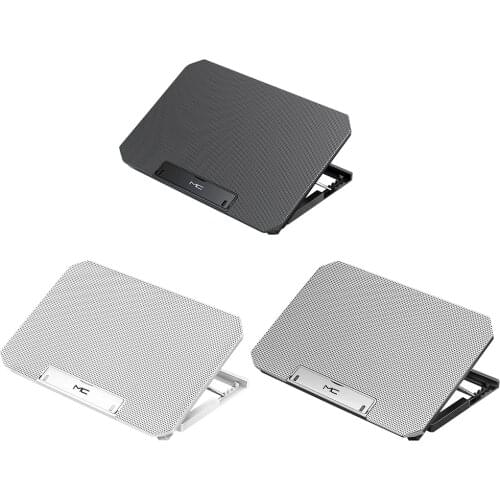 Q100 Gaming Laptop Cooling Pad with 2 Turbo Fans 4-Level Angle Adjustable Laptop Cooler Stand Holder Riser for 17 inch Notebook