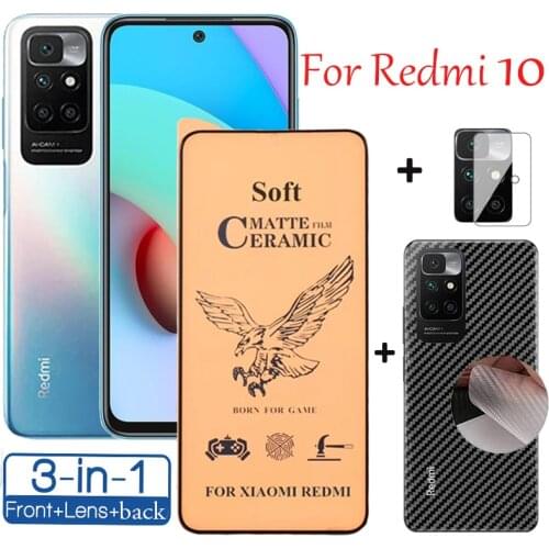 Redmi10 Matte Ceramic Film For xiaomi mi note 10 Screen protector camara redmi note 10 pro 10s Soft Frosted Glass redimi 10 Film