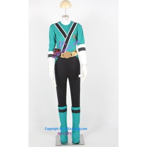 Samurai Sentai Shinkenger Shinken Green Cosplay Costume