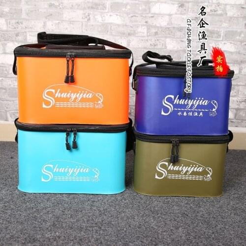 Car folding bucket Portable outdoor fishing tools Car wash tool debris bucket Oxford cloth storage bucket