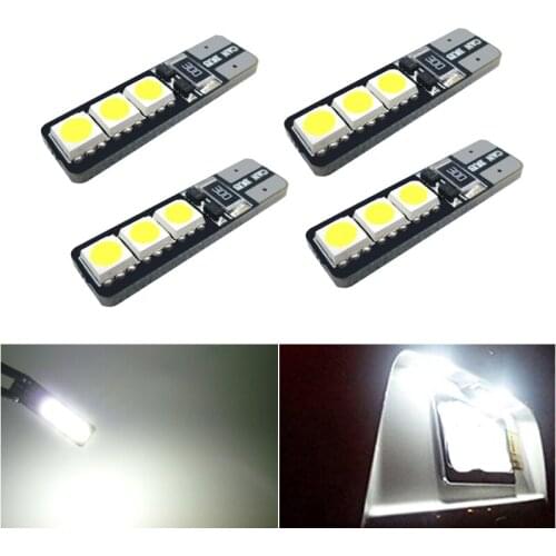 4x T10 W5W LED Clearance Light Marker Lamp Bulb Car Interior Lights For Hyundai I40 Getz Solaris Accent I30 Ix35 Elantra Santa