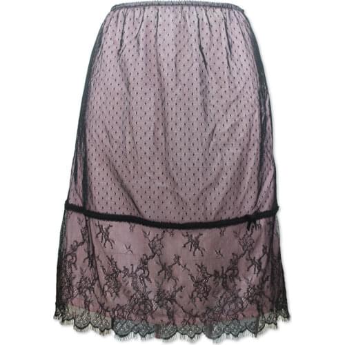 Vintage high-end quality Lace sexy underdress/underskirt for women/female/girl/lady, New fashion Petticoat half slips A014