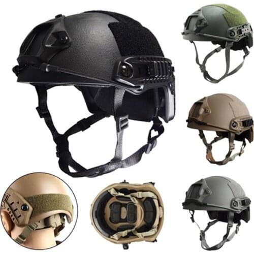 High Quality Protective Paintball Wargame Helmet Army Airsoft MH Tactical FAST Helmet with Protective Goggle Lightweight