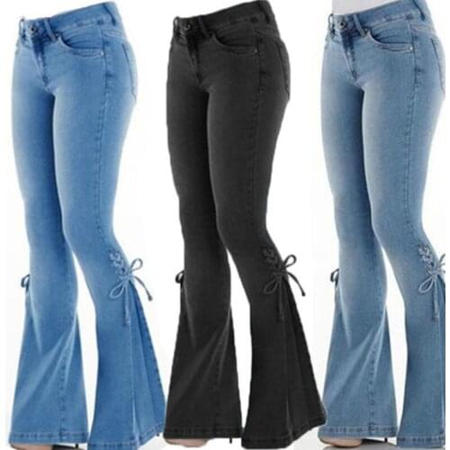 Xumoyanxin Women's Flared Jeans