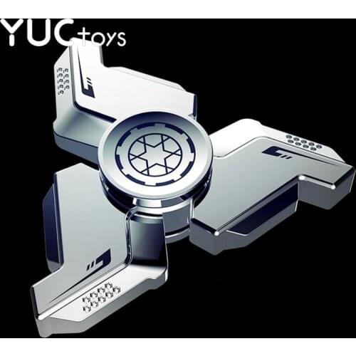 Bright Color Hand Spinner Stainless Steel Metal Fidget Gyro Alloy Metal Fingertip Spinner Toys for Kids Boys Relief Stress