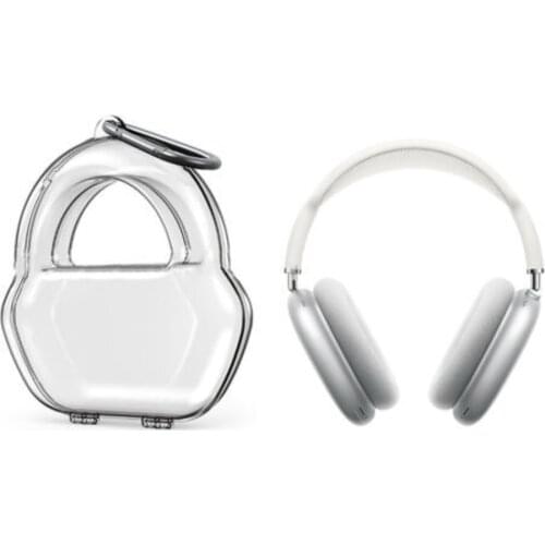 5pcs For Apple AirPods Max protective case Bluetooth headset ear cap cover head-mounted protective shell storage bag