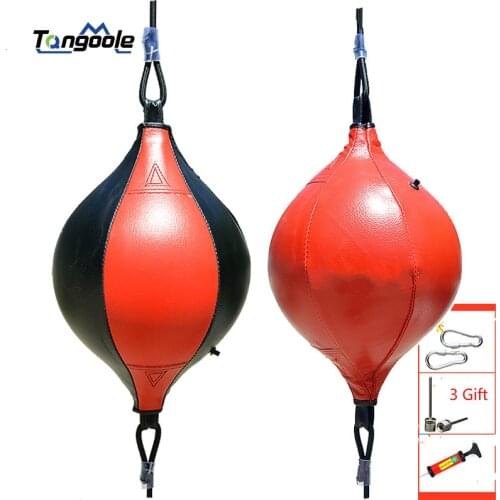 Zooboo Double End Muay Thai Boxing Punching Bag Speed Ball PU Punch Training Fitness Sports