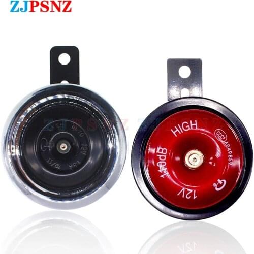 Horn 12V Motorcycle E-bkie Scooter Horn Super Loud Waterproof 110db Moped Dirt Bike Electric Vehicle Air Horns Motorbike