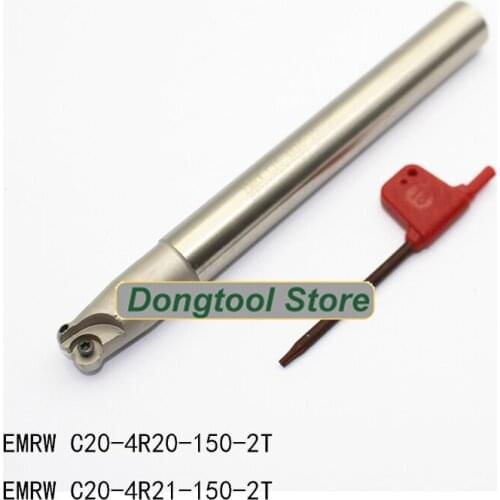 1pc EMRW C20 4R20 150 C20 4R21 150 2T milling cutter CNC lathe turning tools for endmill holder without blade