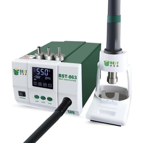 1200W Soldering Station Hot Air Lead Free Digital Touch Screen Display Air Heat Gun Thermostatic SMD Rework Station