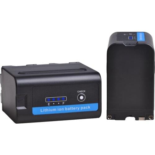 2X 7.2V 7200mAh NP-F960 NP-F970 Li-Ion Battery with LED Power Indicator for Sony NP-F550 NP-F770 NP-F750 NP-F975 F930 F960 F970