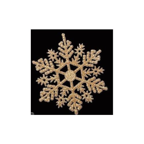 4 inch Plastic Christmas snowflake Ornaments Christmas decorations accessories pendant Snowflake with powder free shipping CN03