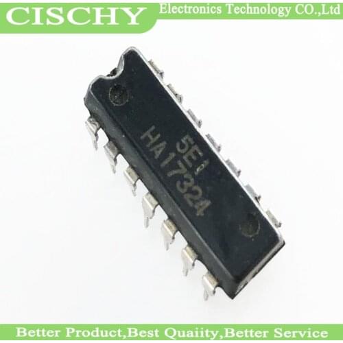 10pcs/lot HA17324 HA17324A DIP-14 In Stock
