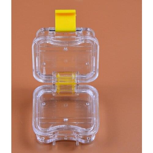 50 Pieces/ lot Dental Lab Material Dental Tooth Box with Film High Quality Dental Supply Denture Storage Box Membrane Tooth Box