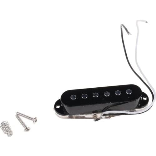 6 Strings Electric Guitar Pickups Single Coil Bass Black Electric Guitar Single Coil