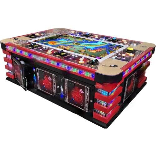 8 Player 55 inch IGS Magic Ocean Fish Game table with bill acceptor and printer for casino fish game machine